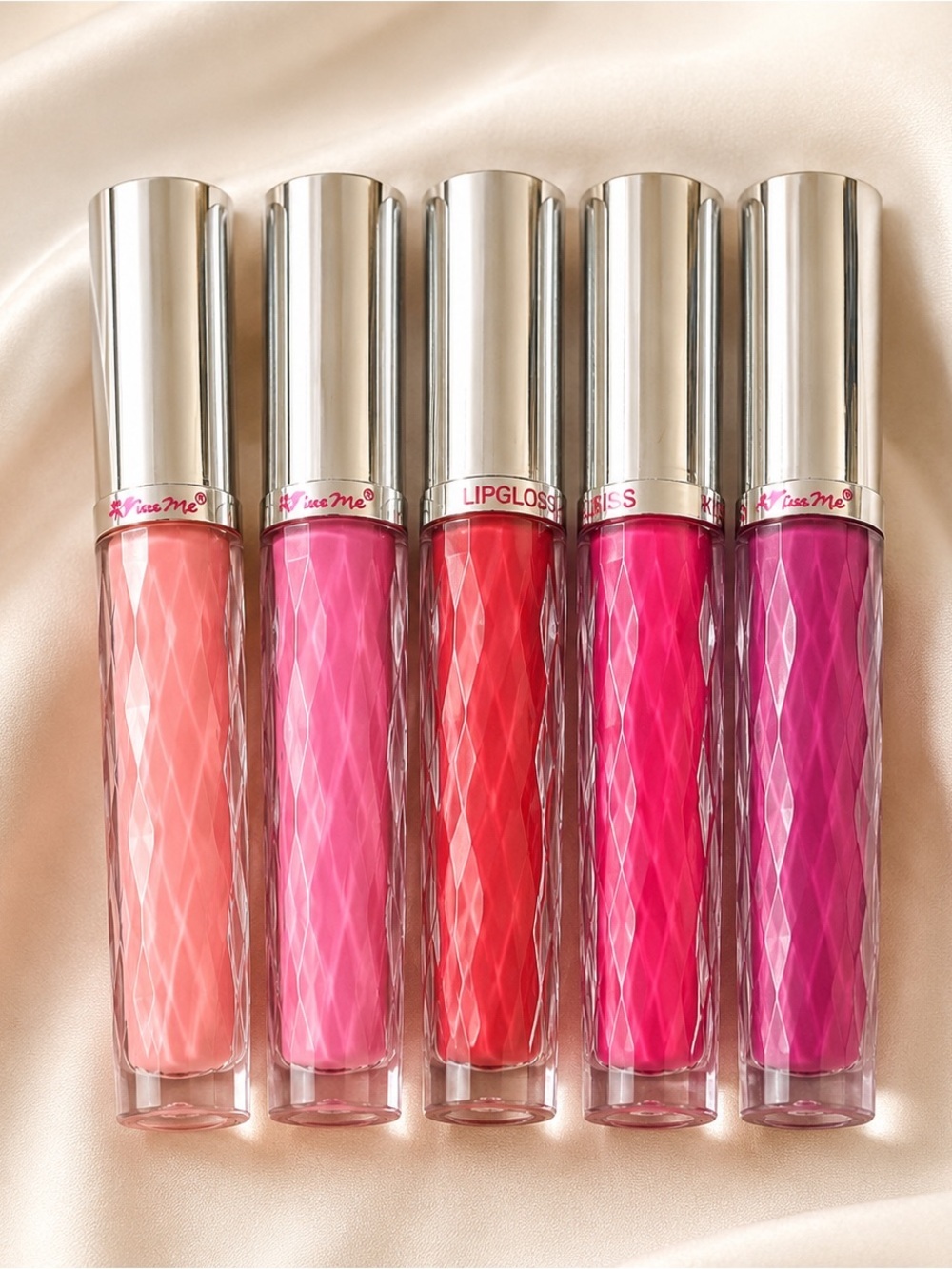L'Oreal Lip Gloss Collection - Peach and Berry Tones